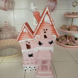 Halloween gingerbread house